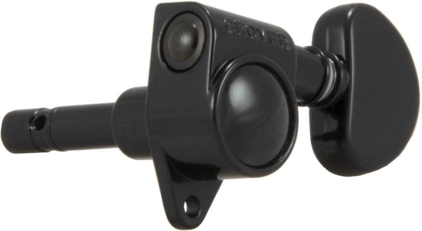 Grover 106BC Original Rotomatics Single Left Side Black Chrome