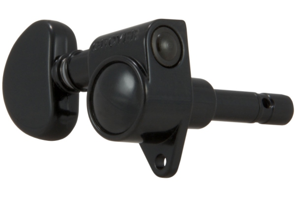 Grover 106BC Original Rotomatics Single Right Black Chrome