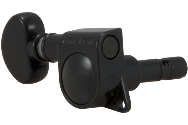 Grover 406BC Mini Locking Rotomatics Single Right Black Chrome