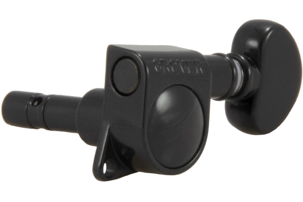 Grover 406BC Mini Locking Rotomatics Single Left Side Black Chrome