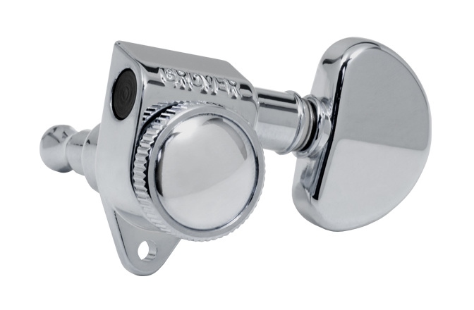 Cheiță de chitară Grover 502C Roto-Grip Locking Rotomatics Single Left Side Chrome