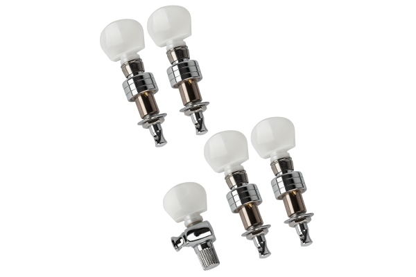 5 String Banjo Tuning Machines / Ration 4:1, 10:1 - Chrome
5 String Banjo Tuning Machines / Ration 4:1, 10:1 - Chrome