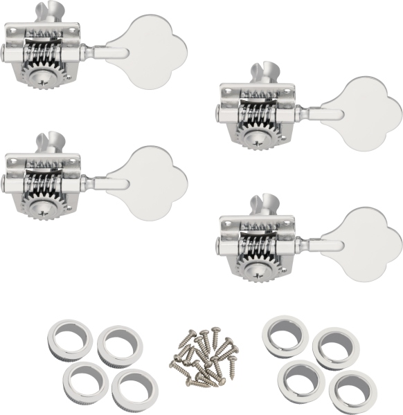 Fender Player Series Bass Tuning Machines Chrome (4)