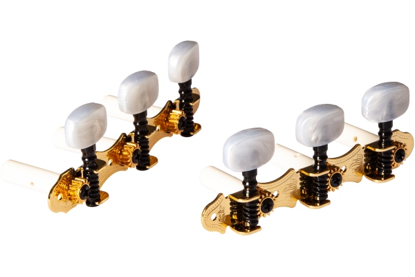 Ortega Classic Tuning Machines - Gold / Off-White