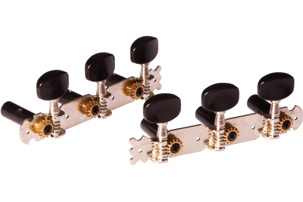 Ortega Classic Tuning Machines - Silver/Black