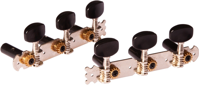 Ortega Classic Tuning Machines - Silver/Black