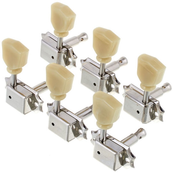 Set de cheite de acordaj pentru chitara electrica 3 + 3 Kluson Single Line Tulip