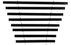 Chime Meinl Meditation Flow Chime, 38" / 95 cm, 432 Hz, 10 Notes, C Minor, Black