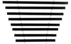 Chime Meinl Meditation Flow Chime, 38" / 95 cm, 432 Hz, 10 Notes, C Minor, Black