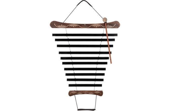 Chime Meinl Meditation Flow Chime, 38" / 95 cm, 432 Hz, 10 Notes, C Minor, Black