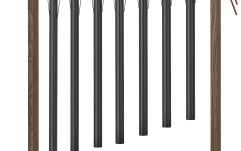 Chimes Meinl 7-piece Sound Bath Tube Chime Chakra Set, 432 Hz, Black