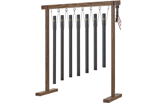 Chimes Meinl 7-piece Sound Bath Tube Chime Chakra Set, 432 Hz, Black