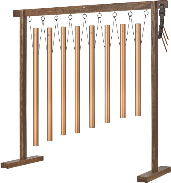 Meinl 8-piece Sound Bath Tube Chime Set, 440 Hz, Bronze