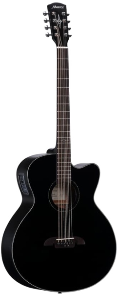 Alvarez ABT60CE-8BK Baritone 8-String