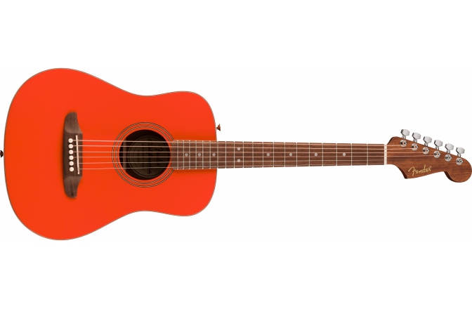 Chitară acustică Fender California Standard Redondo Mini Fiesta Red