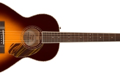 Chitară Acustică Fender PS-220E Parlor Ovangkol Fingerboard 3-Color Vintage Sunburst
