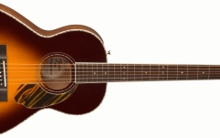 Chitară Acustică Fender PS-220E Parlor Ovangkol Fingerboard 3-Color Vintage Sunburst