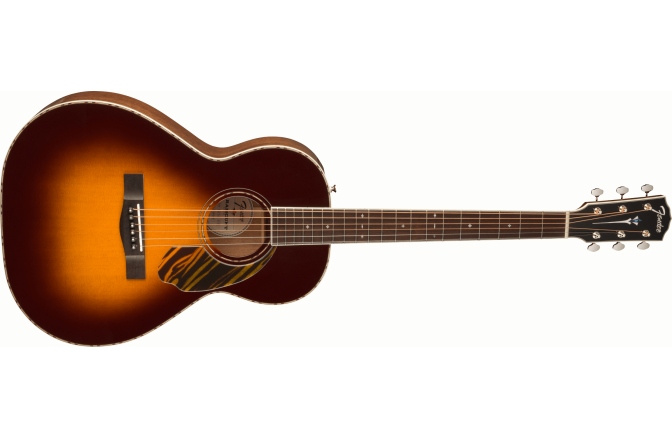 Chitară Acustică Fender PS-220E Parlor Ovangkol Fingerboard 3-Color Vintage Sunburst