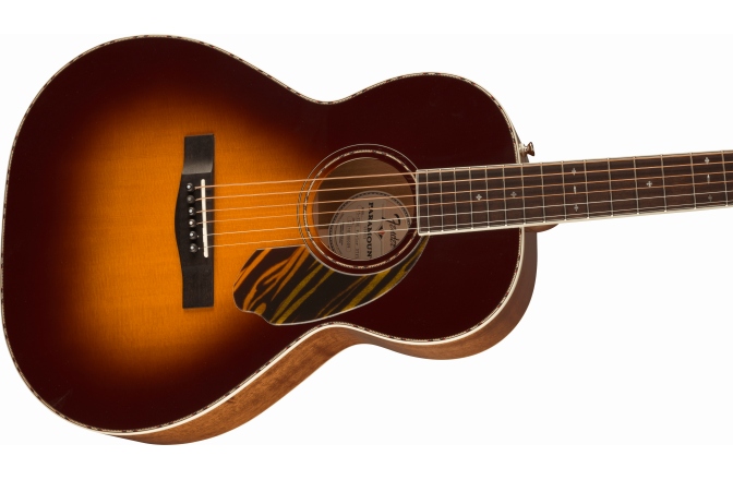Chitară Acustică Fender PS-220E Parlor Ovangkol Fingerboard 3-Color Vintage Sunburst