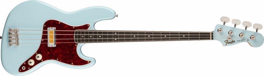 Fender Gold Foil Jazz Bass Ebony Fingerboard, Sonic Blue