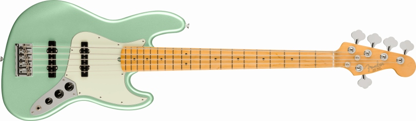 Fender American Professional II Jazz Bass V - Mystic Surf Green
