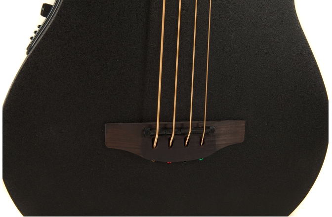 Chitară bas electro-acustică Ovation bas TX Mid Cutaway Black Textured