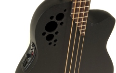 Chitară bas electro-acustică Ovation bas TX Mid Cutaway Black Textured