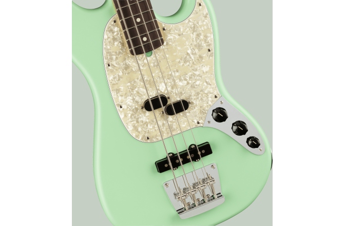Chitară Bas Fender American Performer Mustang Bass RW Satin SG