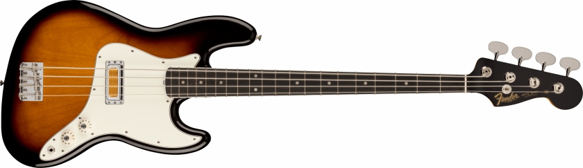 Fender Gold Foil Jazz Bass Ebony Fingerboard, 2-Color Sunburst