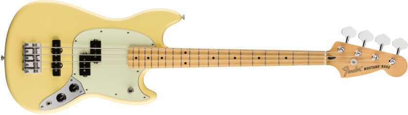 Fender Limited Edition Player Mustang Bass PJ Maple Fingerboard Buttercream