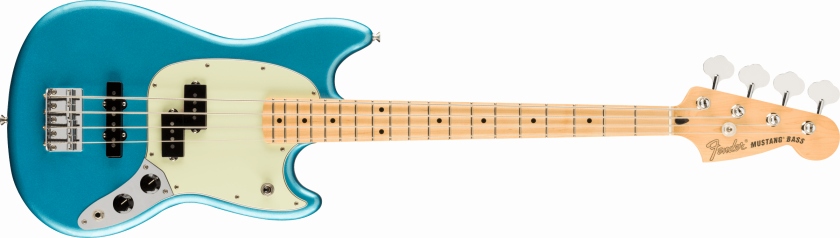 Fender Limited Edition Player Mustang® Bass PJ, Maple Neck, Lake Placid Blue