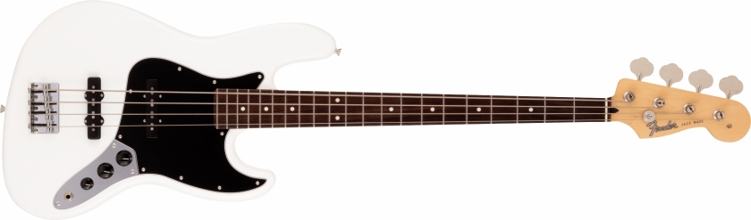 Fender Made in Japan Hybrid II Jazz Bass Rosewood Fingerboard Arctic White