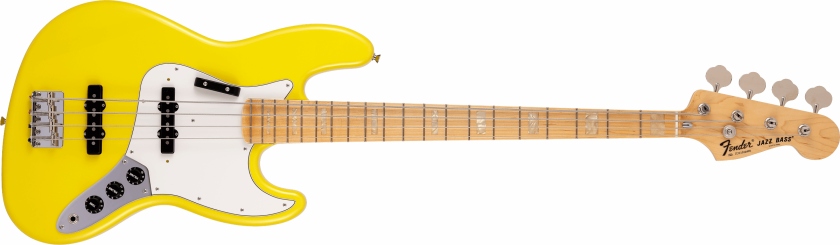 Fender Made in Japan Limited International Color Jazz Bass Maple Fingerboard Monaco Yellow