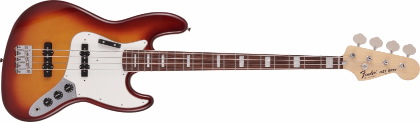 Fender Made in Japan Limited International Color Jazz Bass Rosewood Fingerboard Sienna Sunburst