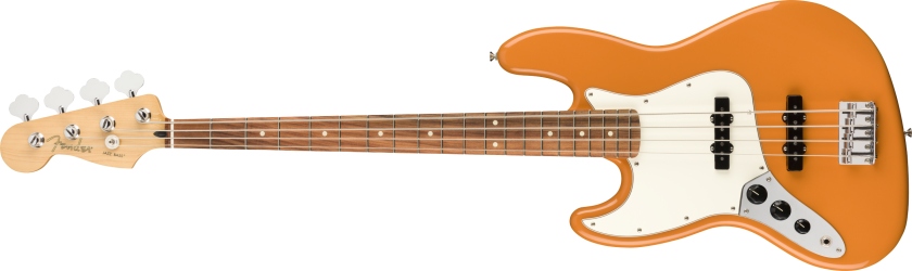 Fender Player Jazz Bass Left-Handed Pau Ferro Fingerboard Capri Orange