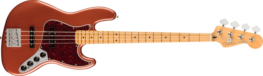 Fender Player Plus Jazz Bass®, Maple Fingerboard, Aged Candy Apple Red