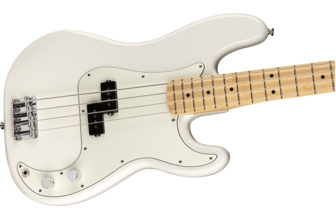 Chitară Bas Fender Player Precision Bass Maple Fingerboard, Polar White