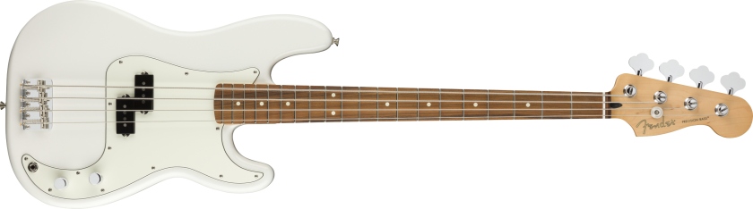 Fender Player Precision Bass Pau Ferro Fingerboard, Polar White