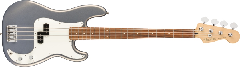Fender Player Precision Bass Pau Ferro Fingerboard, Silver