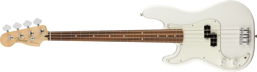 Fender Player Precision Bass® Left-Handed, Pau Ferro Fingerboard, Polar White