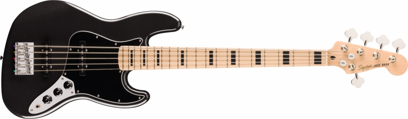 Fender Squier Affinity Series Active Jazz Bass V MF Black Metallic