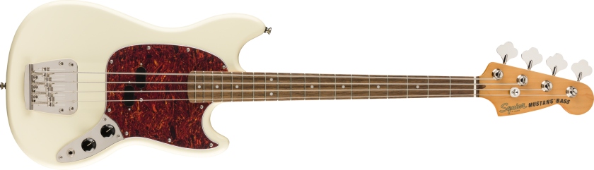 Fender Squier Classic Vibe '60s Mustang Bass Laurel Fingerboard Olympic White