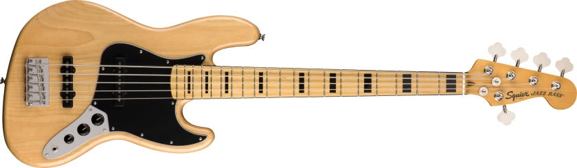 Fender Squier Classic Vibe '70s Jazz Bass V Maple Fingerboard Natural