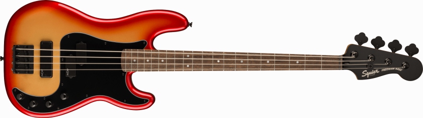 Fender Squier Contemporary Active Precision Bass PH Laurel Fingerboard Black Pickguard Sunset Metallic
