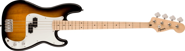 Fender Squier Squier Sonic™ Precision Bass Maple Fingerboard White Pickguard 2-Color Sunburst