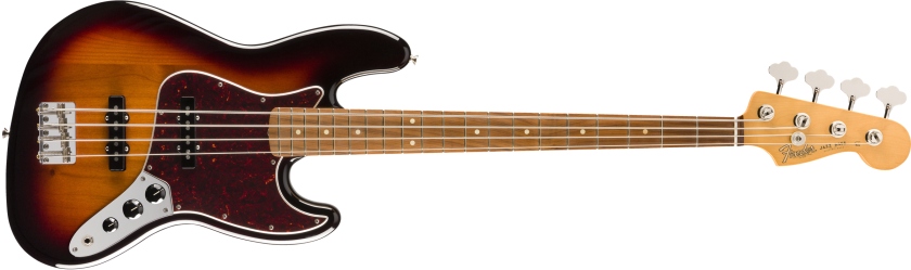 Fender Vintera® '60s Jazz Bass®, Pau Ferro Fingerboard, 3-Color Sunburst