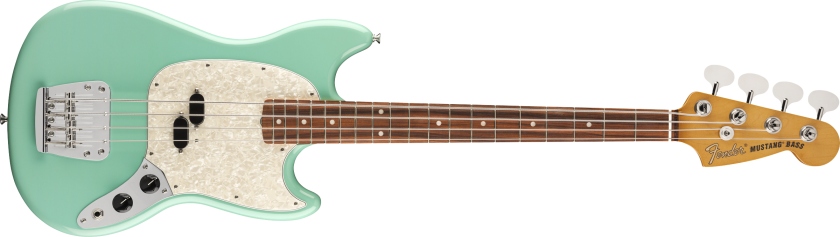 Fender Vintera '60s Mustang Bass Pau Ferro Fingerboard Sea Foam Green