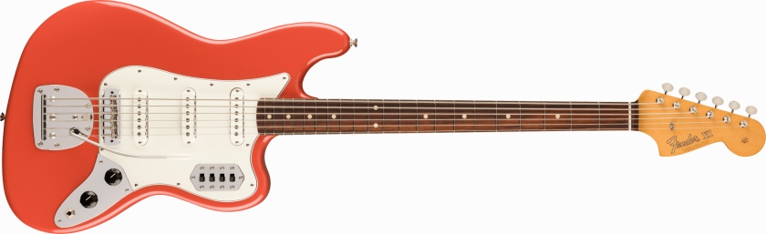 Fender Vintera II '60s Bass VI Rosewood Fingerboard Fiesta Red