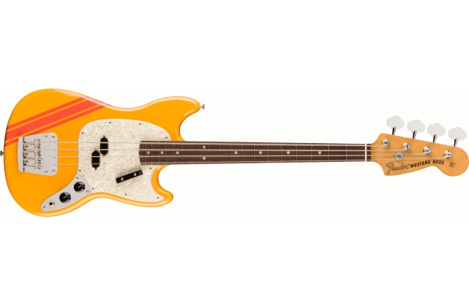 Chitară Bas Fender Vintera II '70s Competition Mustang Bass Rosewood Fingerboard Competition Orange