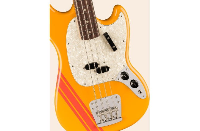 Chitară Bas Fender Vintera II '70s Competition Mustang Bass Rosewood Fingerboard Competition Orange